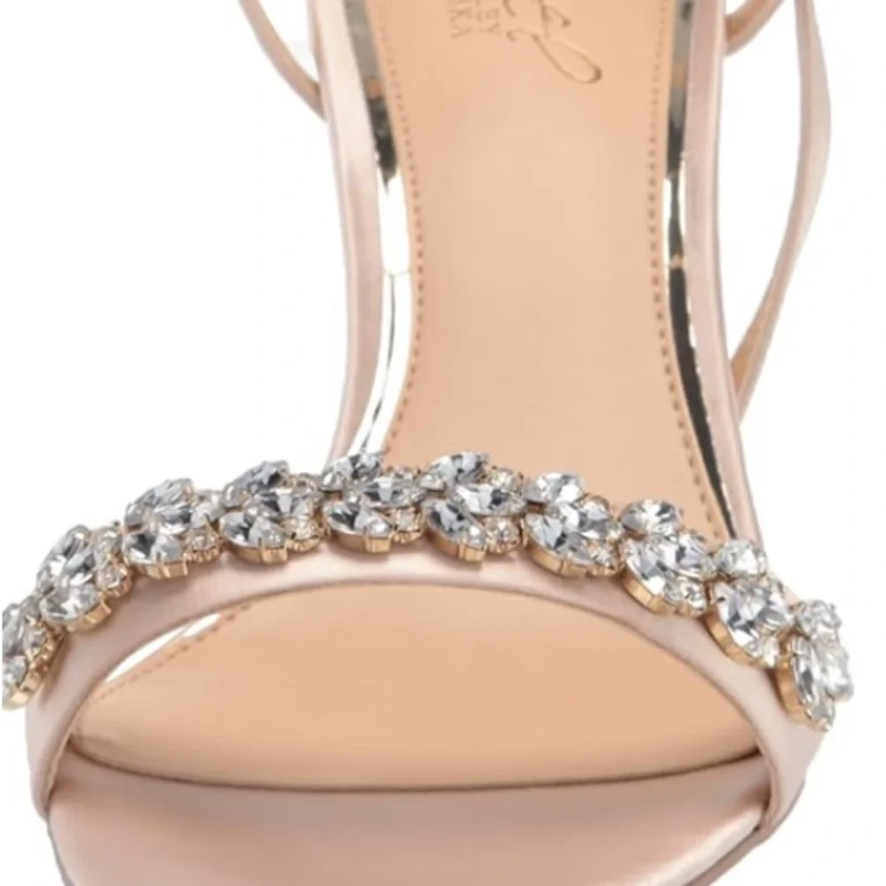 Badgley M Rhinestone heels - Picture 1 of 4